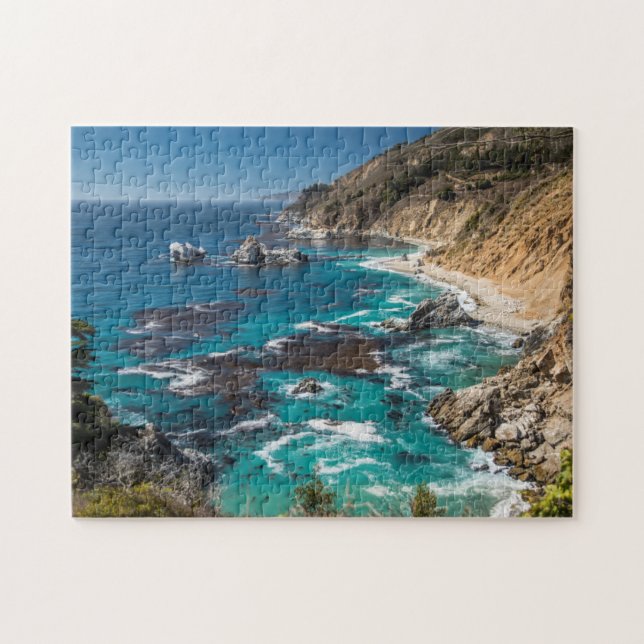 Big Sur-kusten, västkusten, Stillahavskusten Pussel (Horisontell)