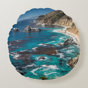 Big Sur-kusten, västkusten, Stillahavskusten Rund Kudde