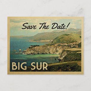 Big Sur Spara datum Vintage vykort
