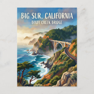 Big Sur USA Vykort