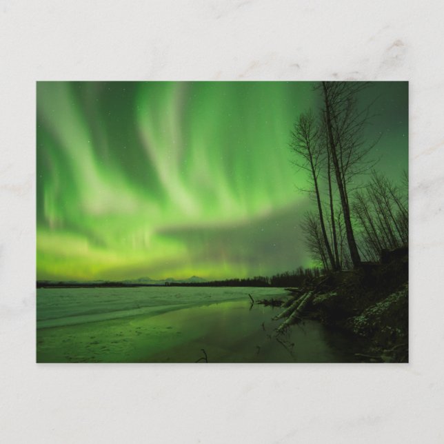 Big Susitna Aurora Vykort (Framsida)