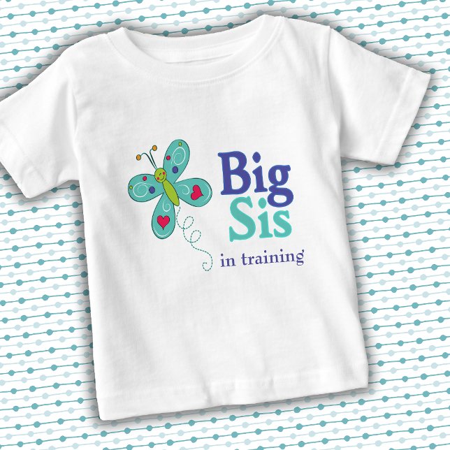 Big Syrran Cute Whimsical Butterfly T Shirt (Replace "in training" with a name or other text of your choosing.)