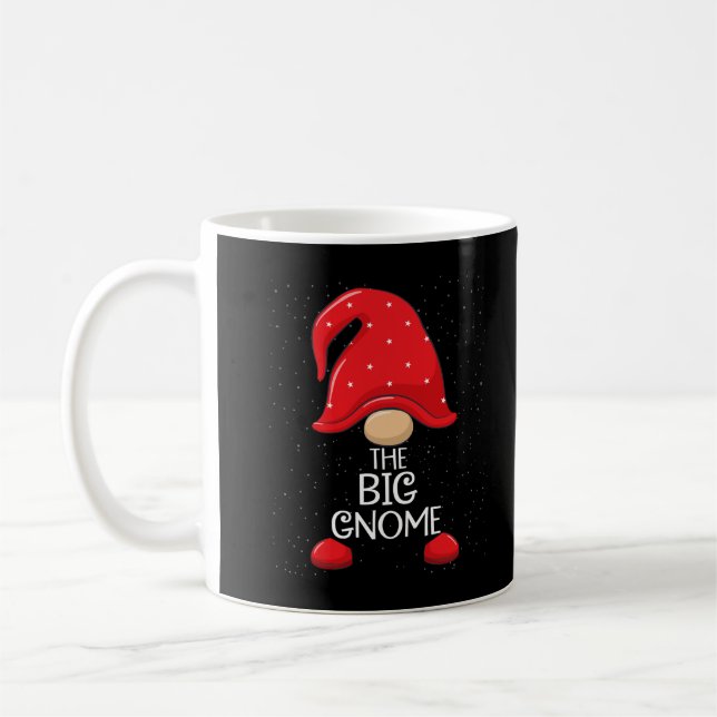 Big Syrran Gnome Sister Gnomes matchande jul Paj Kaffemugg (Vänster)