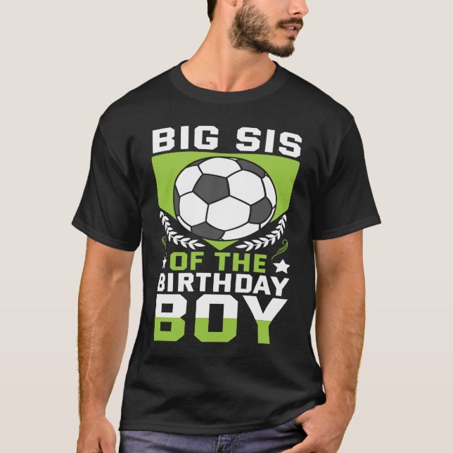 Big Syrran of the Birthday Boy Player Bday Tea T Shirt (Framsida)