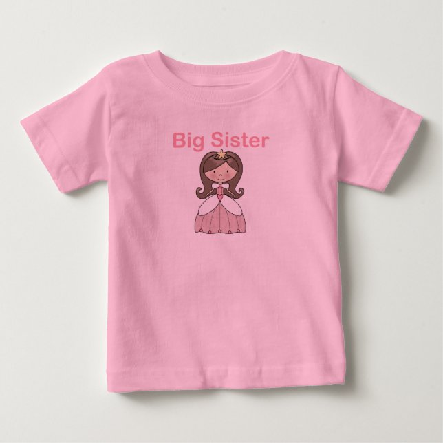 Big syster Brown hair princess Tee (Framsida)