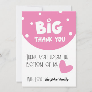 BIG-Tack-gratulationskort med halvcirkel Julkort