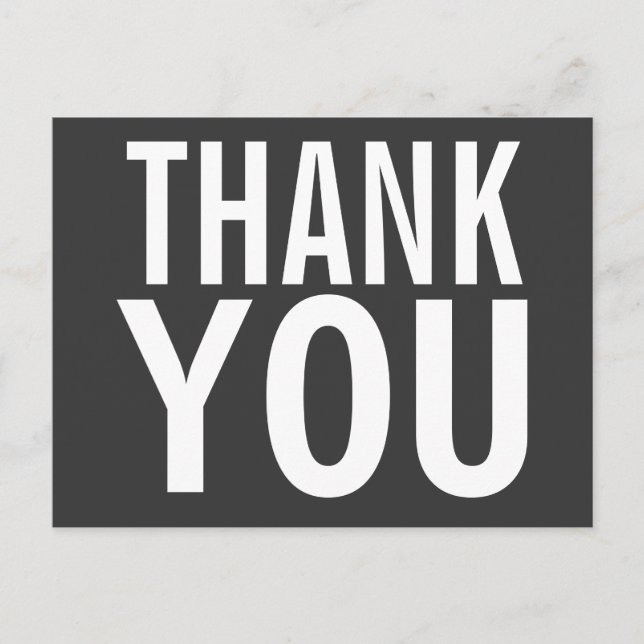 Big Tack - svartvitt vykort (Framsida)