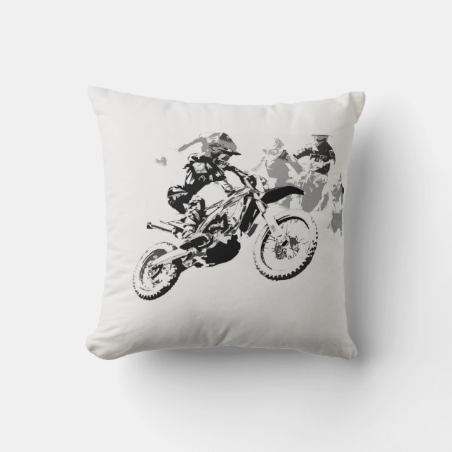 Big Tävling - Motocross Racers Kudde (Framsida)