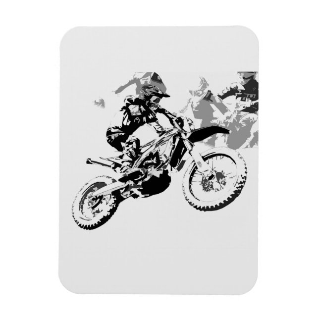 Big Tävling - Motocross Racers Magnet (Vertikal)