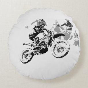 Big Tävling - Motocross Racers Rund Kudde