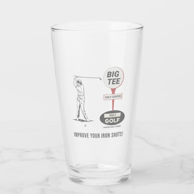 Big Tee Golf Course La Mirada Glaskopp (Framsida)