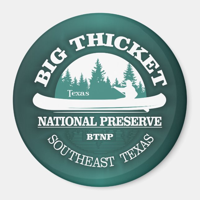 Big Thicket National Preserve Magnet (Framsidan)