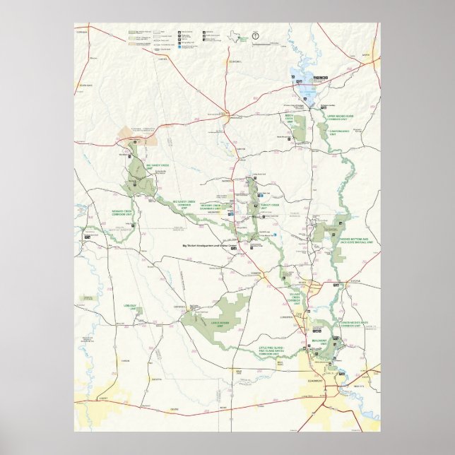 Big Thicket National Preserve Poster (Framsidan)