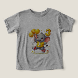 Big Three Firande: Elephant with Balloons Todd T Shirt