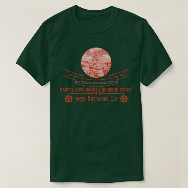 Big Thunder Mountain Railroad Stout Classique T Shirt (Design framsida)