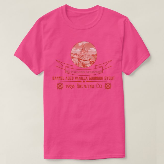 Big Thunder Mountain Railroad Stout T T Shirt (Design framsida)