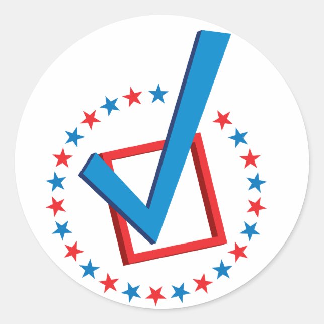 Big Tick Runt Klistermärke (Framsida)