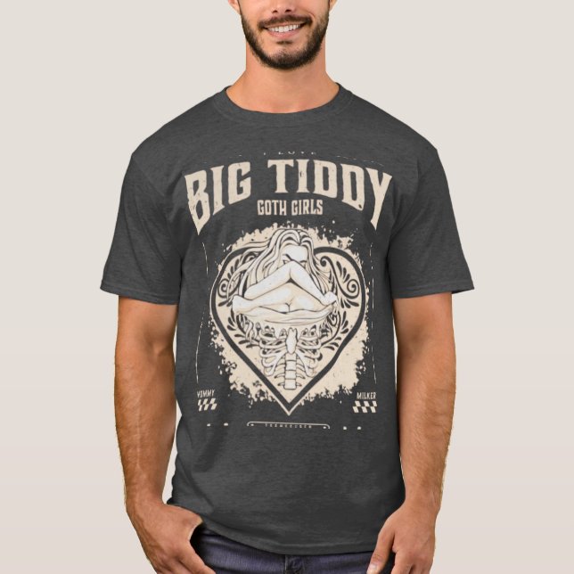 BIG TIDDY GOTH GIRLS T SHIRT (Framsida)
