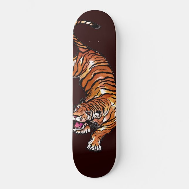 Big Tiger Mini Skateboard Bräda 18,5 Cm (Framsida)