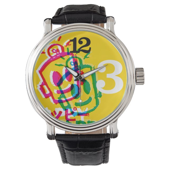 Big Time HAPPY watch Armbandsur (Framsida)