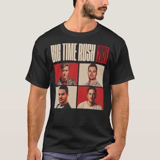 Big time Rush BTR Classic T-Shirt (Framsida)