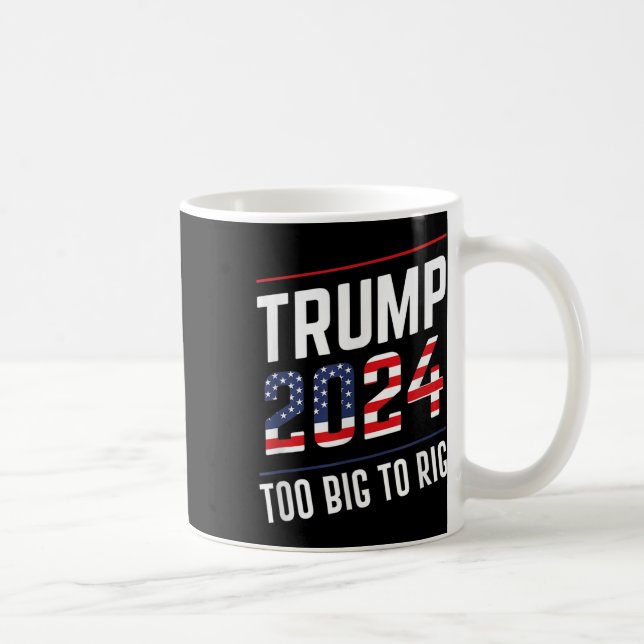 Big to Rig Trump 2024 Kaffemugg (Höger)