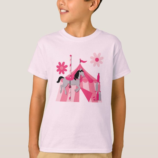 Big Top Carousel Horse T-shirt (Framsida)