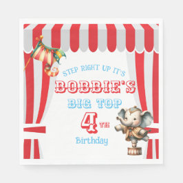 Big Top Circus Birthday Pappersservett