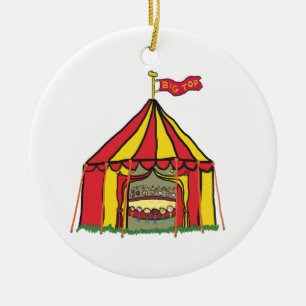 Big Top Circus Tält Julgransprydnad Keramik