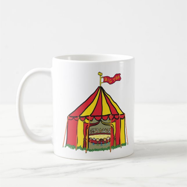 Big Top Circus Tält Kaffemugg (Vänster)