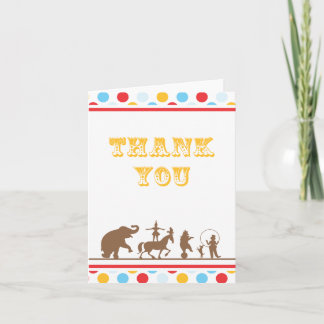 Big Top Cirkus Tacksamhetskort Tack Kort