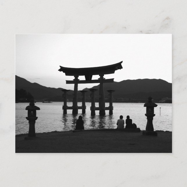 Big Torii vid Sunset Vykort (Framsida)