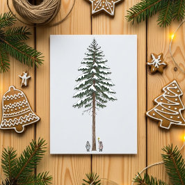 Big Tree Star Christmas Card Julkort