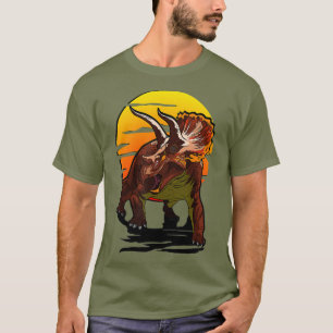 Big Triceratops Dinosaurs Herbivores for Fläkt T Shirt