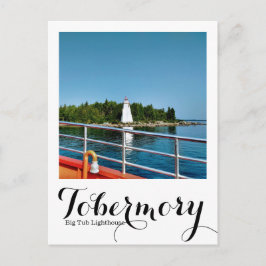 Big Tub Lighthouse Tobermory Ontario Kanada Vykort