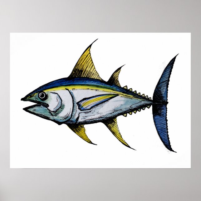 Big Tuna Fish Poster (Framsidan)