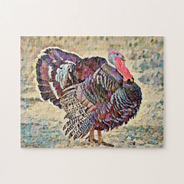 Big Turkey Art Puzzle Pussel (Horisontell)