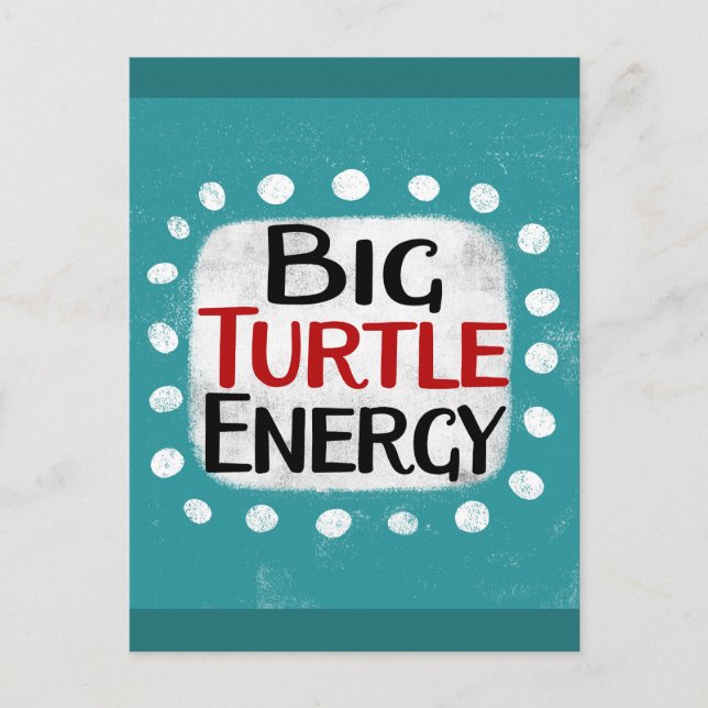Big Turtle Energy vykort (Framsida)