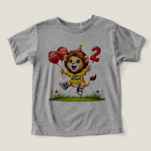 Big Two Firande: Lejon med ballonger T Shirt