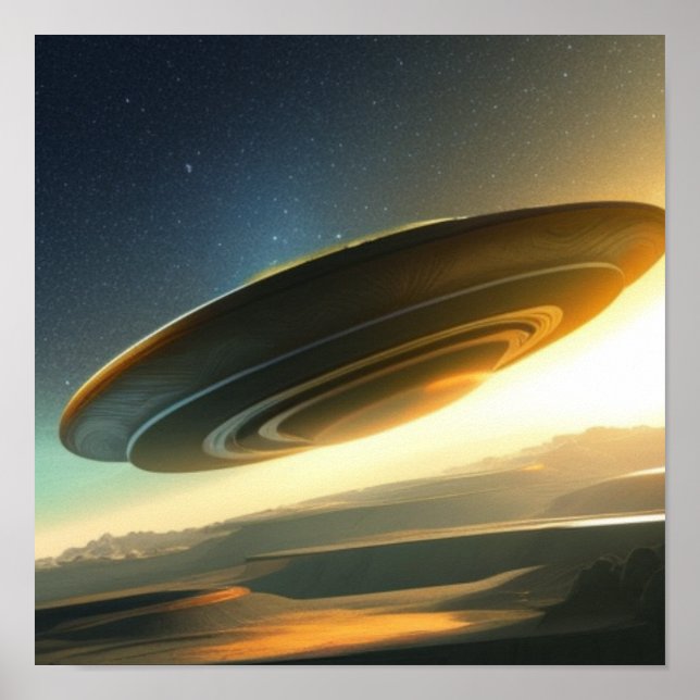Big UFO-koncept Poster (Framsidan)