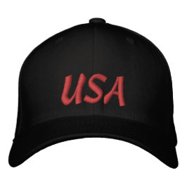 Big USA Embroied Hat Broderad Keps
