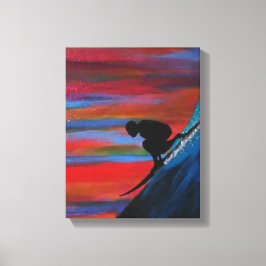 Big vågar canvastryck