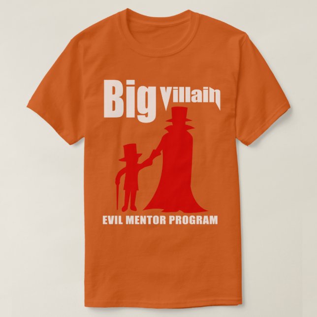 Big Villain Mentor Program T Shirt (Design framsida)