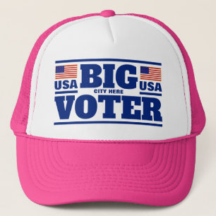 Big Voter™-Truckerkeps (anpassa den!) Keps