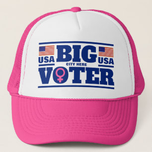 Big Voter™-Truckerkeps (anpassa den!) Keps