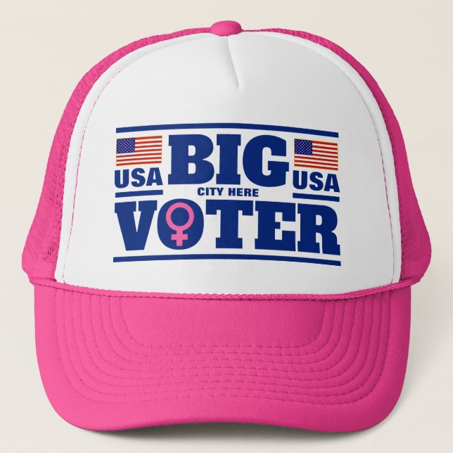 Big Voter™-Truckerkeps (anpassa den!) Keps (Framsida)