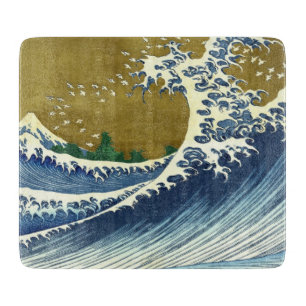 Big Wave (Blue and Guld Japansk Art, Hokusai)