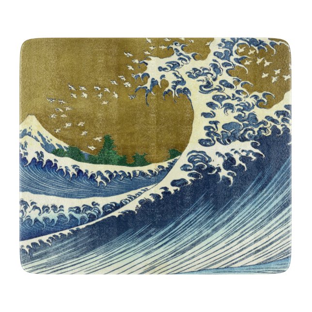 Big Wave (Blue and Guld Japansk Art, Hokusai) (Framsidan)