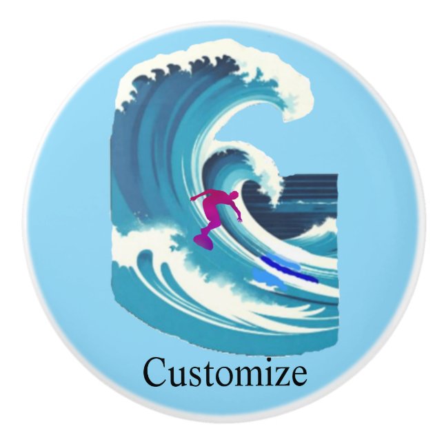 Big Wave Surfer Thunder_Cove Knopp (Framsidan)