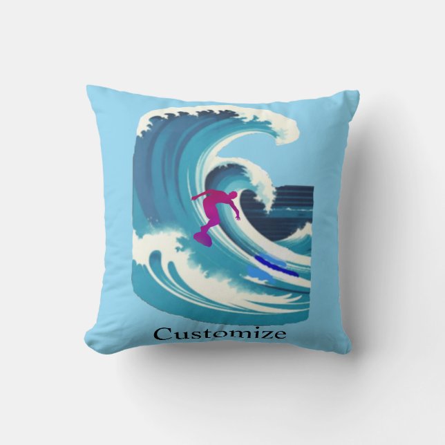 Big Wave Surfer Thunder_Cove Kudde (Framsida)
